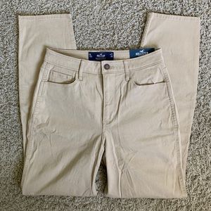NWT 5Long Hollister Mom Ultra High-rise chinos